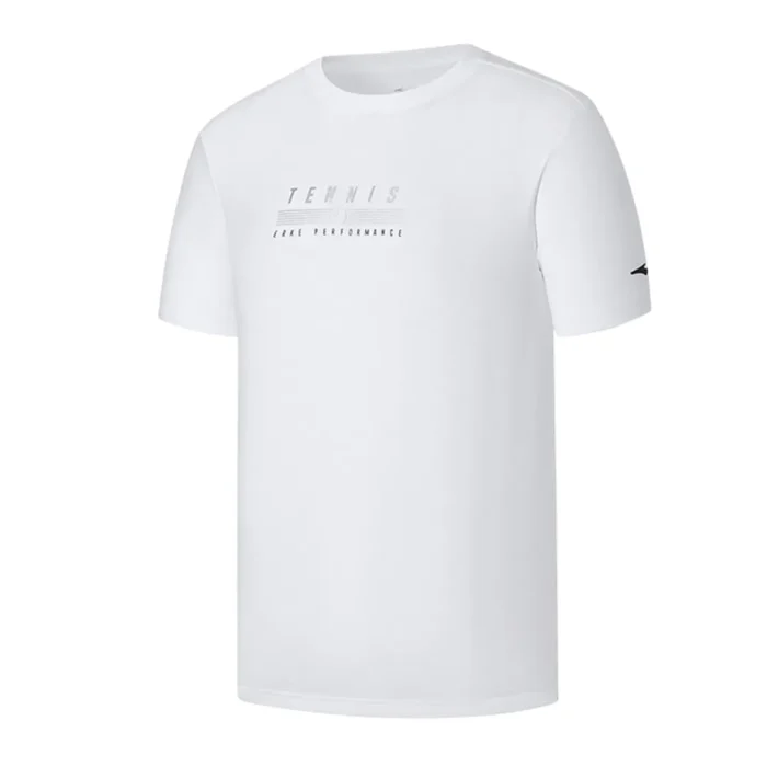 ERKE Mens Crew Neck T-Shirt – White 11223202030-002 - Image 5